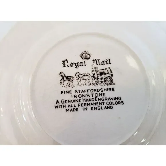 Royal Mail Fine Staffordshire Saucers - Picture 3 of 5